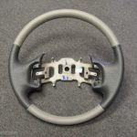 Motorhome steering wheel F150 two tone Leather