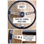 Mustang Shelby Cobra 1967 Leather Steering Wheel 1