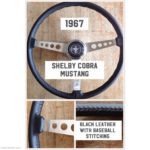 Mustang Shelby Cobra 1967 Leather Steering Wheel
