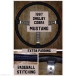 Mustang Shelby Cobra 1967 Leather Steering Wheel B 1