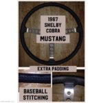 Mustang Shelby Cobra 1967 Leather Steering Wheel B