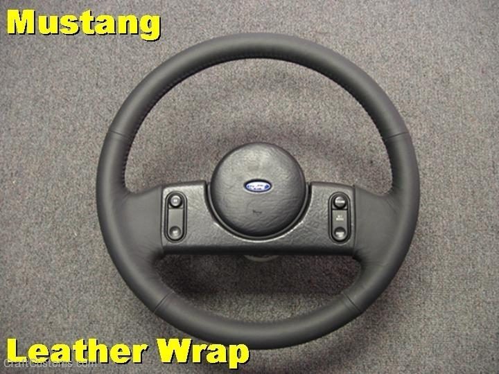 Mustang steering wheel Wrap