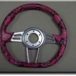 Snake Pink Steering Wheel