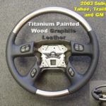 Sport steering wheel GM 03 Painted Titanium