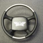 Sport steering wheel Pewter Sport with Black Perf
