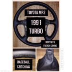 Toyota MR2 Turbo 1991 Leather Steering Wheel