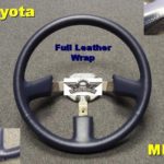 Toyota steering wheel Black Leather MR2