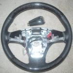 carbon fiber steering wheel shifter 1