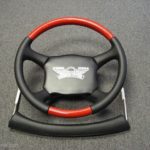 chevrolet truck steering wheel Leather wood paint Red Sport with Dash Pull in Perf