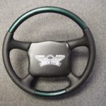 chevrolet truck steering wheel Leather wood paintForest Green Sport black Perf GM