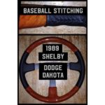 dodge dakota 1989 shelby wood leather steering wheel restoration