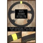 dodge stealth 1994 alcantara suede leather steering wheel racing dial 1