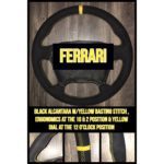 ferrari alcantara leather steering wheel cover restoration racing dial 1