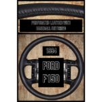 ford f150 1994 leather steering wheel cover restoration
