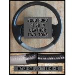 ford f150 2003 leather steering wheel cover restoration 3