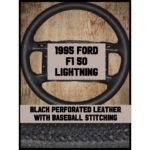 ford f150 lightning 1995 leather steering wheel cover restoration