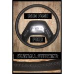 ford f350 1989 leather steering wheel cover restoration