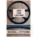 ford lightning 2000 leather steering wheel cover restoration
