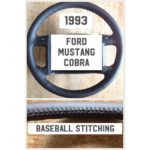 ford mustang cobra 1993 leather steering wheel restoration