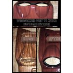 ford steering wheel wood grain console hydro dipping