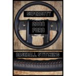 ford superduty 2008 leather steering wheel cover restoration