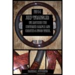 jeep wrangler 2014 wood leather steering wheel