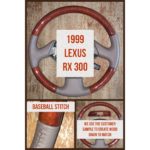 lexus rx300 1999 wood leather steering wheel cover restoration