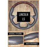 lincoln ls wood leather steering wheel add thumb ergonomics