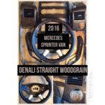 mercedes sprinter wood grain interior steering wheel
