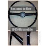 oldsmobile 1965 steering wheel restoration