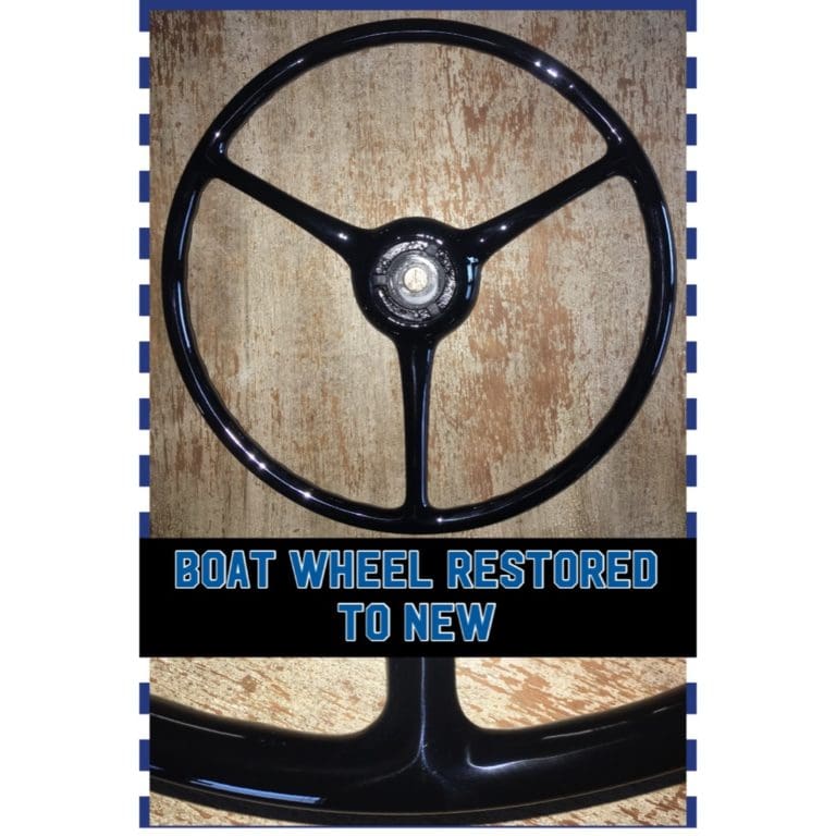Boat Steering Wheel and Dash Trim Craft Customs Steering Wheel Repair
