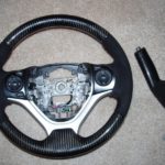 porsche carbon fiber suede steering wheel ebrake 1