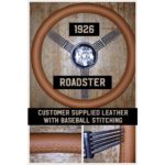 roadster 1926 leather steering wheel restoration