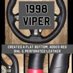 viper 1998 leather steering wheel cover restoration racing dial