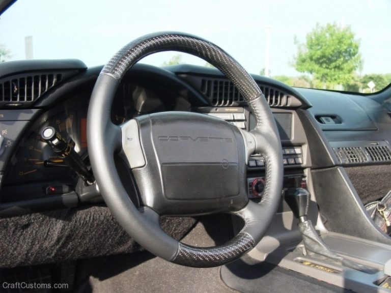 91 Corvette Carbon Fiber steering wheel Leather 800x600 1