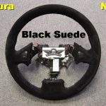 Acura NSX steering wheel Black Suede 1