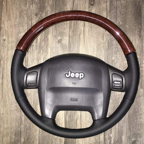 Jeep Cherokee Leather Steering Wheel Repair Craft Customs