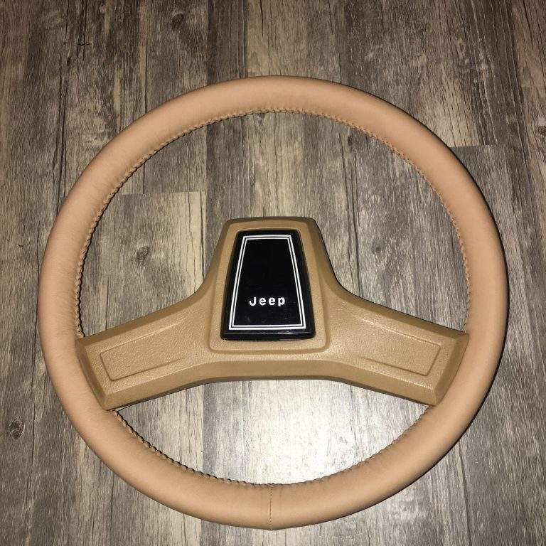Jeep Cherokee Leather Steering Wheel Repair Craft Customs