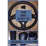 audi avant s6 1995 leather steering wheel restoration