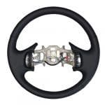 Ford F150 Black Leather Steering Wheel Restoration / F150 F250 F350 Excursion / 1998-2006 / Clean Cover Wrap Repair / p20008
