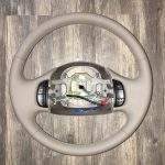 Leather Steering Wheel Ford F150 Steering Wheel 2001 2005 Med Parchment Leather