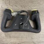 Beechcraft Airplane Yoke in New Black Leather P1801