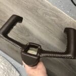 Piper Airplane Steering Control Yoke in New Brown Leather P9782