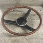 BMW 1970 Steering Wheel Classic Restored to New Wood P9465