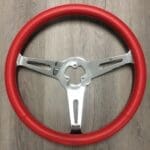 Big Rig Steering Wheel Classic Restored to New Leather P9344