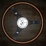 Ford Banjo 1939 Steering Wheel Classic Restored to New Leather P1620