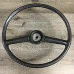 Jeep Jeepster Commando 1967 Steering Wheel Classic Restored to New BEFORE P4486
