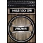 Lamborghini Double French Seam Steering Wheel Classic Restored to New P0626