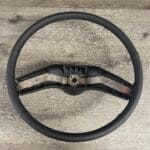 Lincoln Continental 1977 Steering Wheel Classic Restored to New Leather P2981