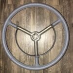 Lincoln Continental Mark II 1956 Steering Wheel Classic Restored to New Leather P5191